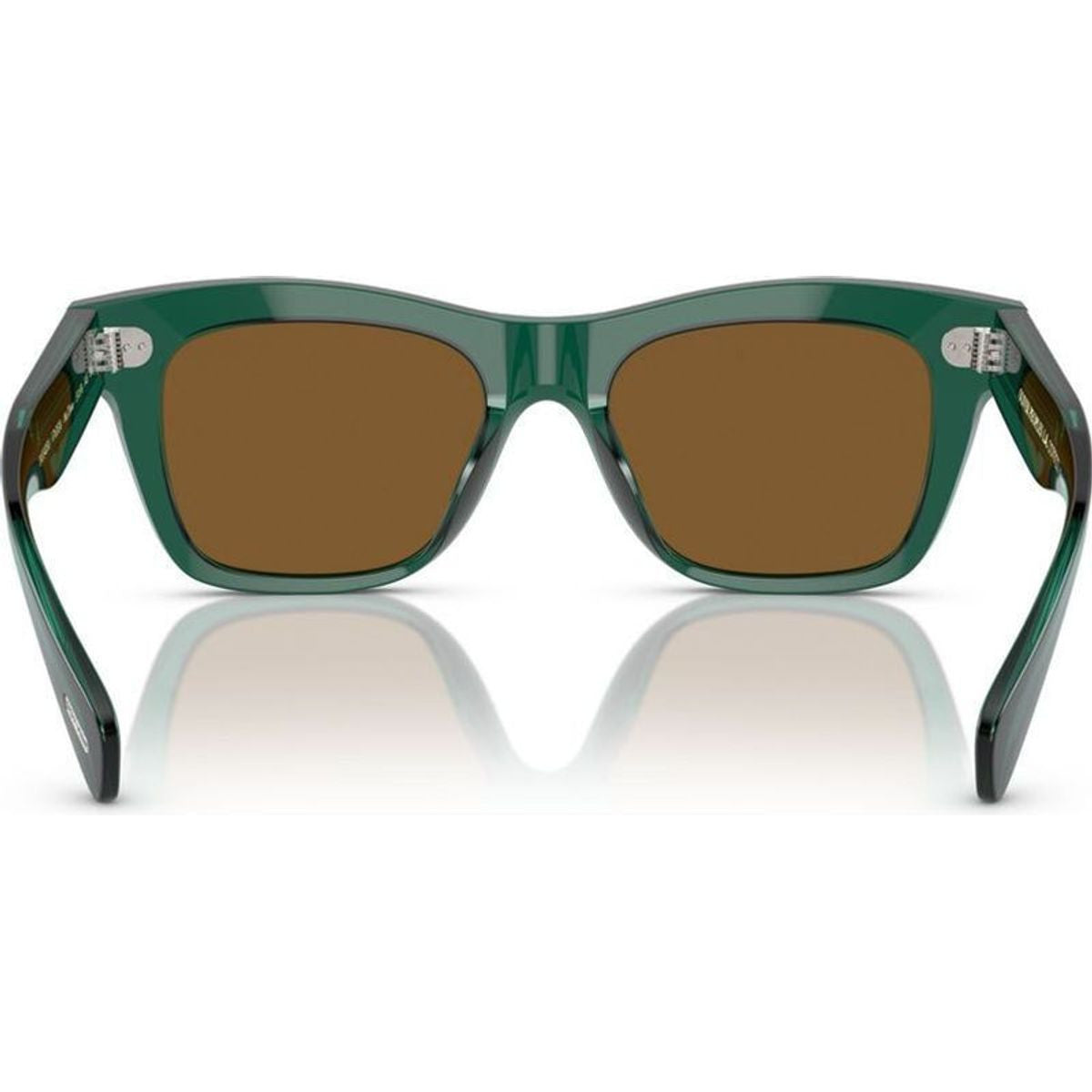 Ms Oliver OV5542SU, Translucent Dark Teal/Cognac Mirror Glass Lenses