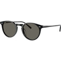 N.02 Sun OV5529SU, Black/Carbon Grey Glass Lenses 48 Eye Size