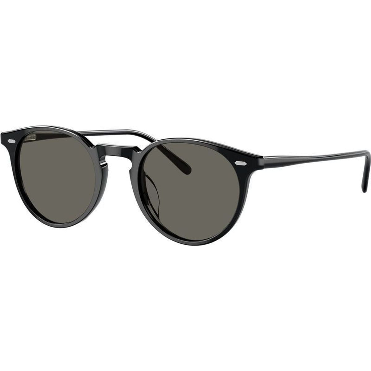 N.02 Sun OV5529SU, Black/Carbon Grey Glass Lenses 48 Eye Size