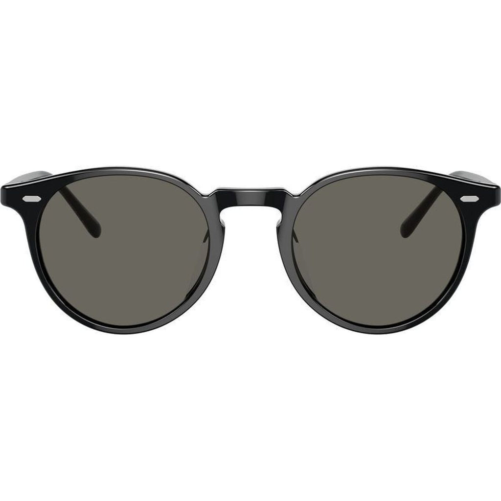 N.02 Sun OV5529SU, Black/Carbon Grey Glass Lenses 48 Eye Size