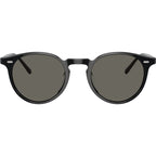 N.02 Sun OV5529SU, Black/Carbon Grey Glass Lenses 48 Eye Size