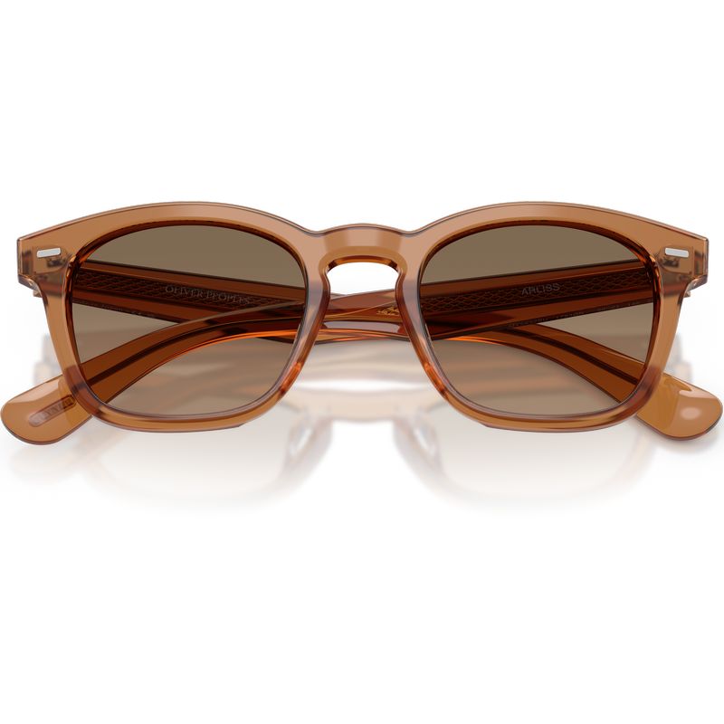 Oliver Peoples Arliss OV5632SU Carob Sandstone Gradient Polarised Glass Front2