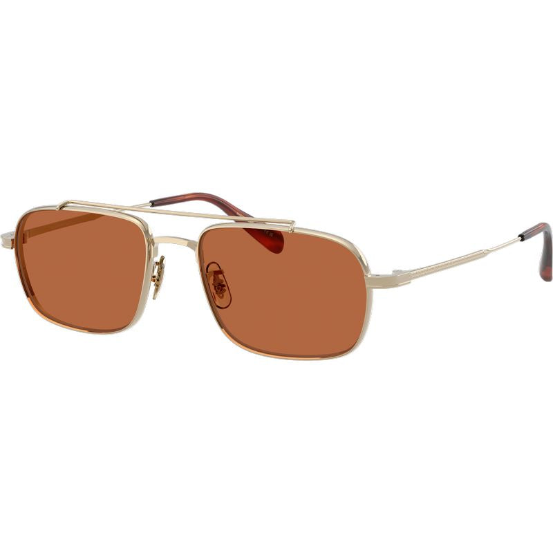 Oliver Peoples Caylor OV1382ST Gold Persimmon Glass Angle
