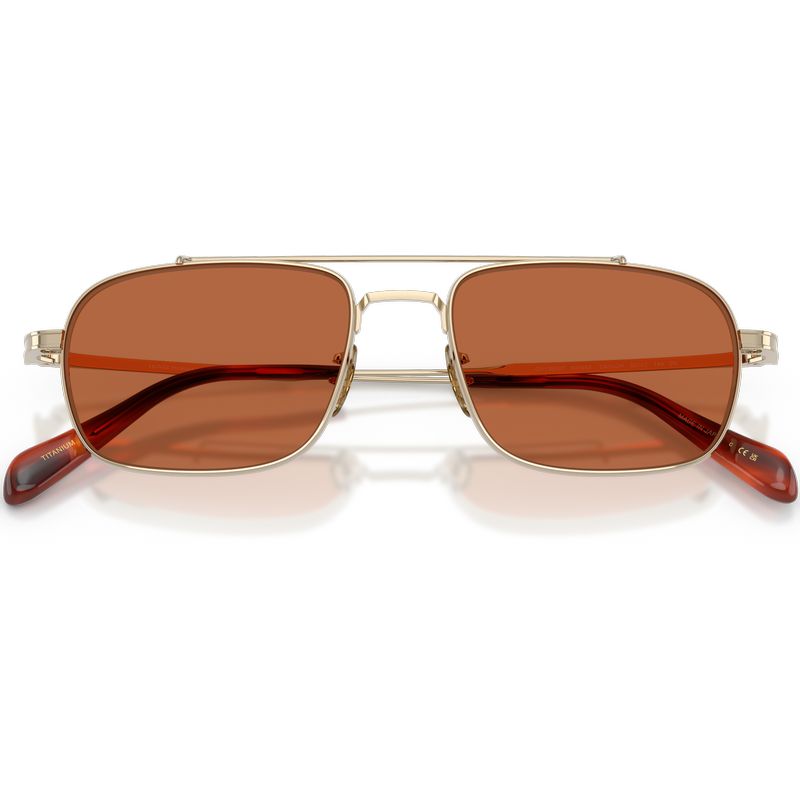 Oliver Peoples Caylor OV1382ST Gold Persimmon Glass Front2