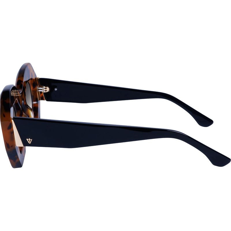 Opera, Honey Tort and Black Temple with Gold Metal/Black Gradient Lenses