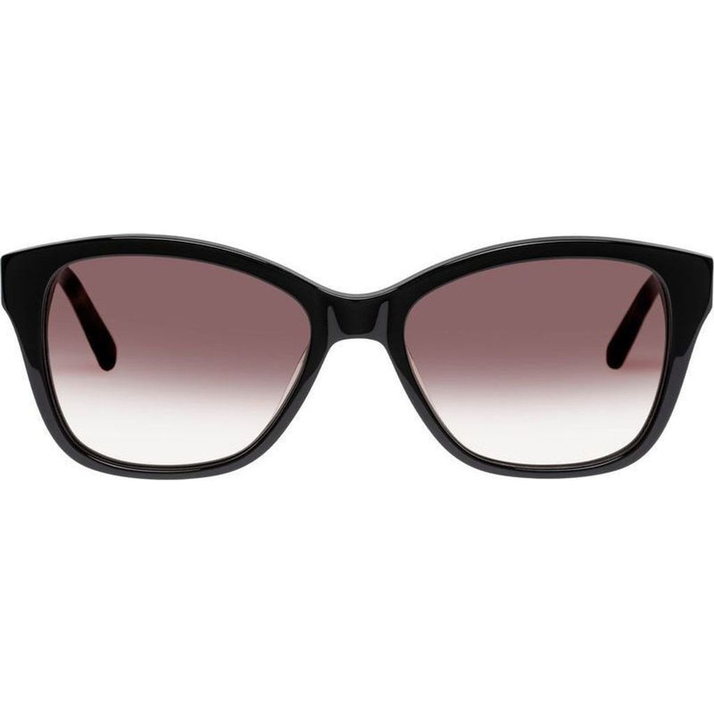 Claire, Black/Warm Smoke Gradient Lenses 54 Eye Size