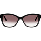 Claire, Black/Warm Smoke Gradient Lenses 54 Eye Size