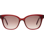 Dalia, Burgundy/Warm Smoke Gradient Lenses