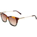 Elea, Signature Tort and Denim/Brown Gradient Lenses