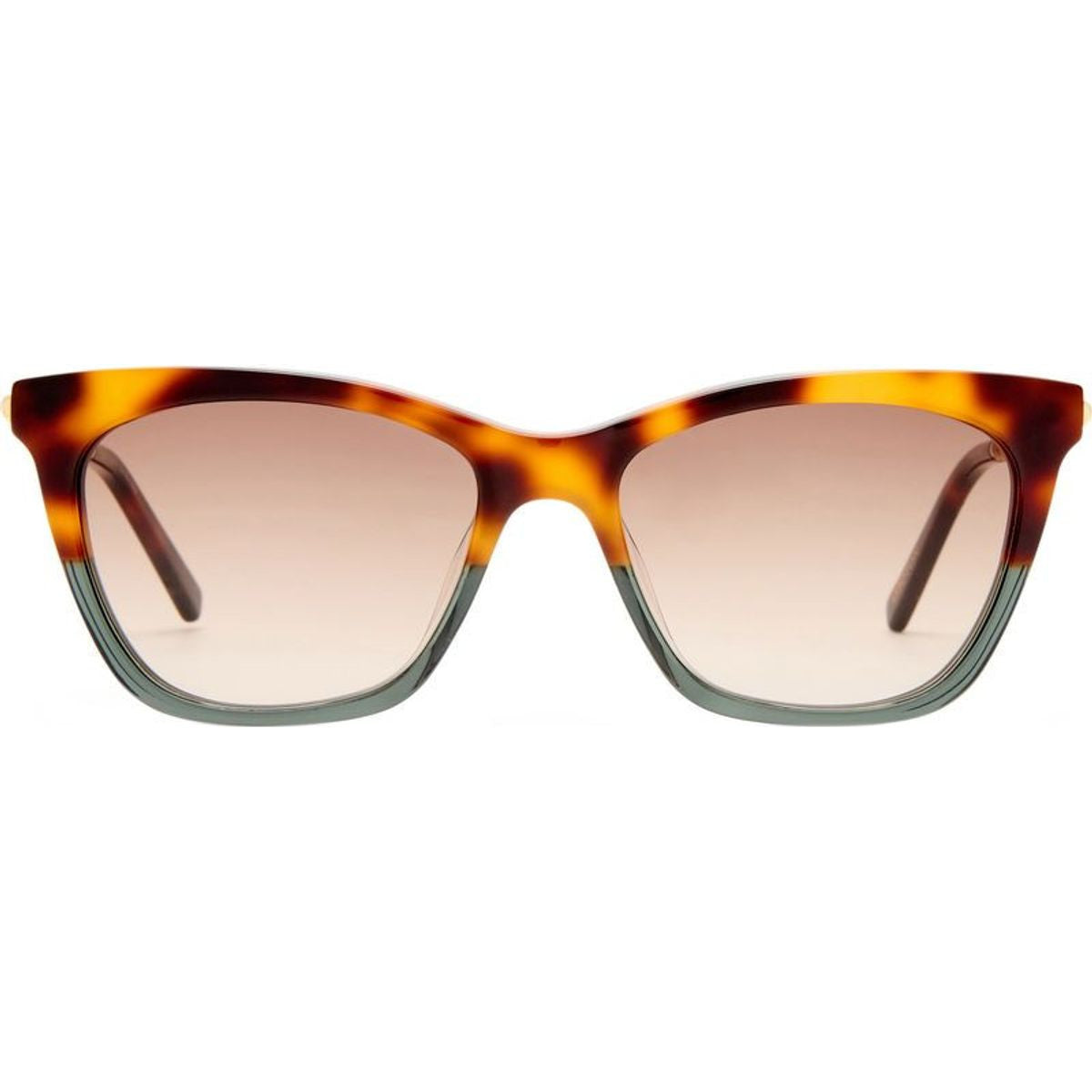 Elea, Signature Tort and Denim/Brown Gradient Lenses