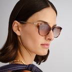 Lillian II, Signature Tort and Tan/Brown Gradient Lenses