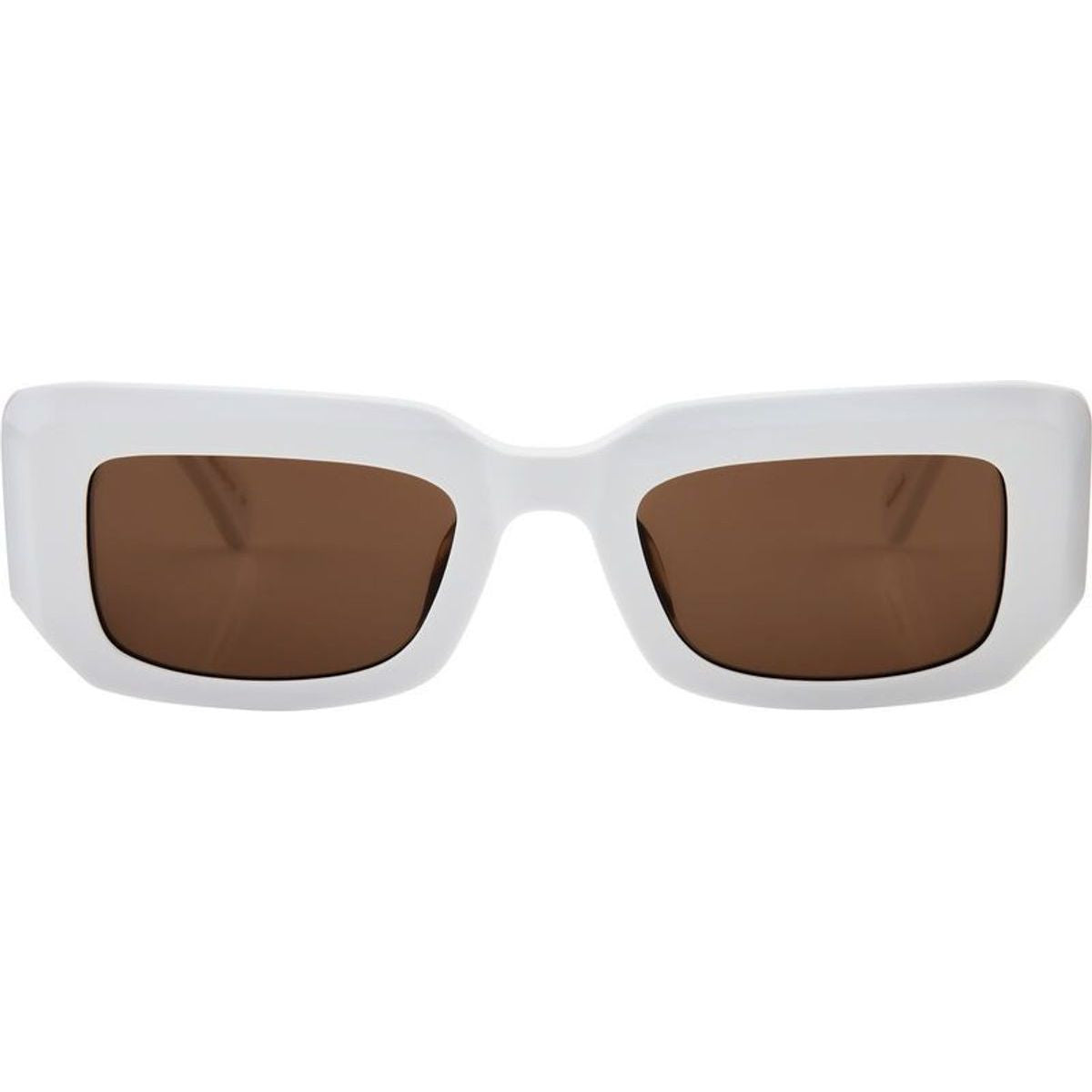 Cortez, White/Dark Brown Lenses