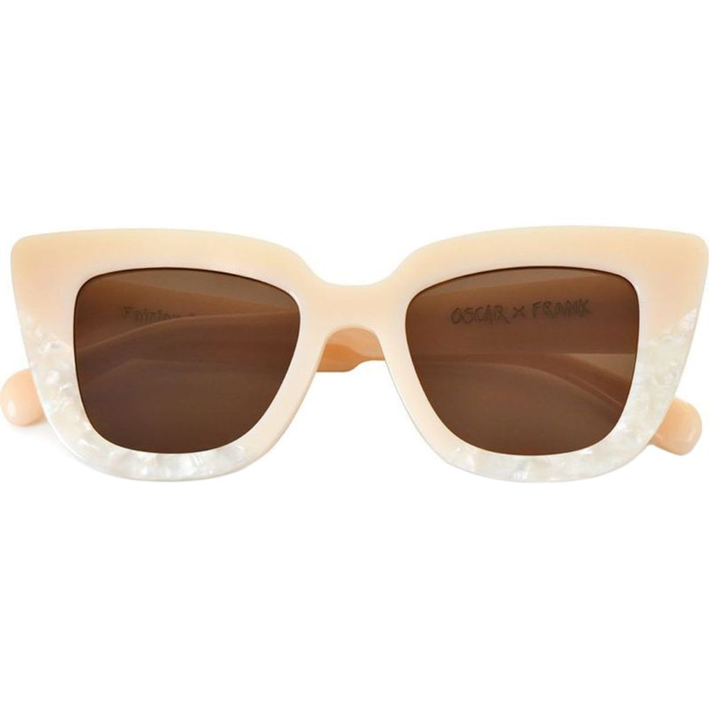 Fairfax & 3RD, Pearl Cream/Brown Lenses
