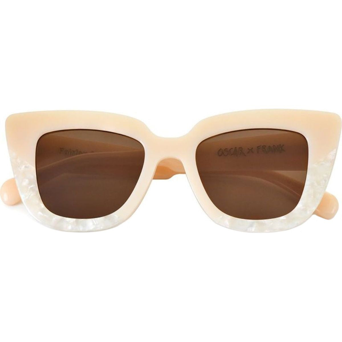 Fairfax & 3RD, Pearl Cream/Brown Lenses