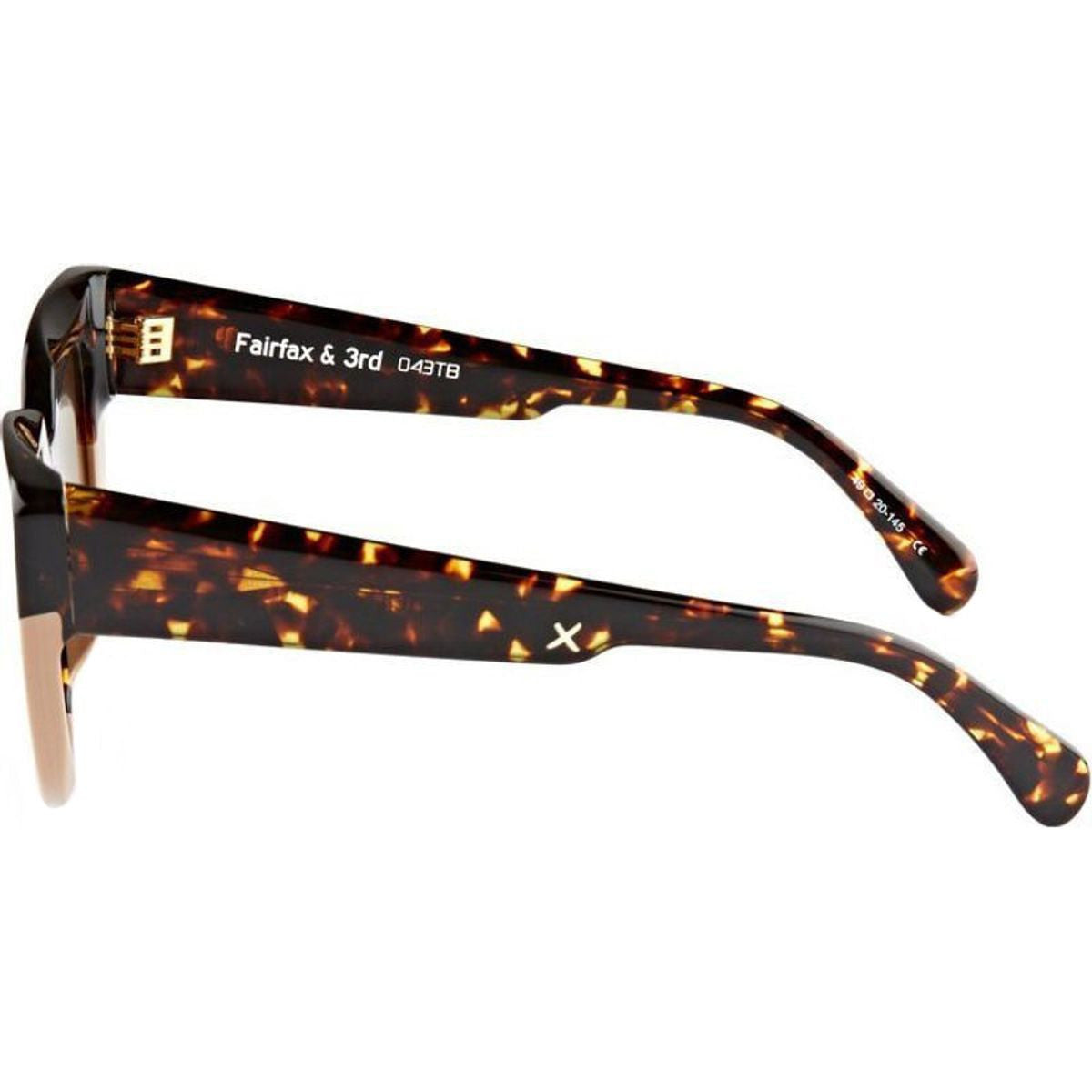 Fairfax & 3RD, Tort and Beige/Brown Lenses