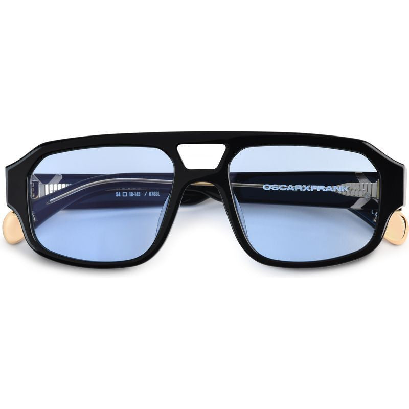 Makati, Gloss Black/Blue Photochromic Lenses