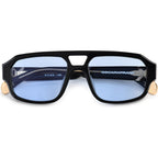 Makati, Gloss Black/Blue Photochromic Lenses