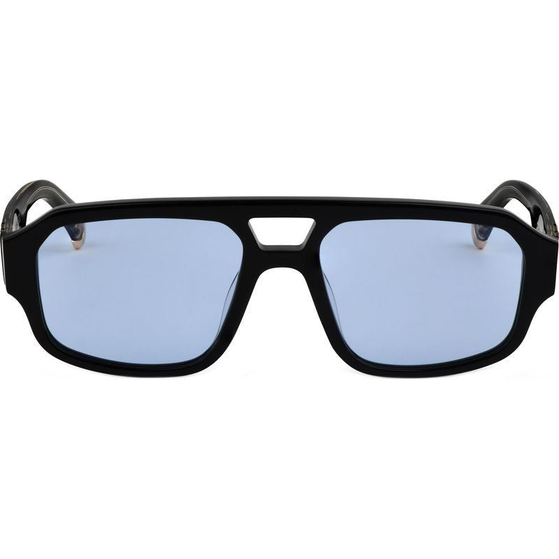 Makati, Gloss Black/Blue Photochromic Lenses