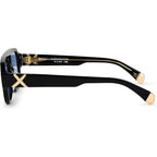 Makati, Gloss Black/Blue Photochromic Lenses