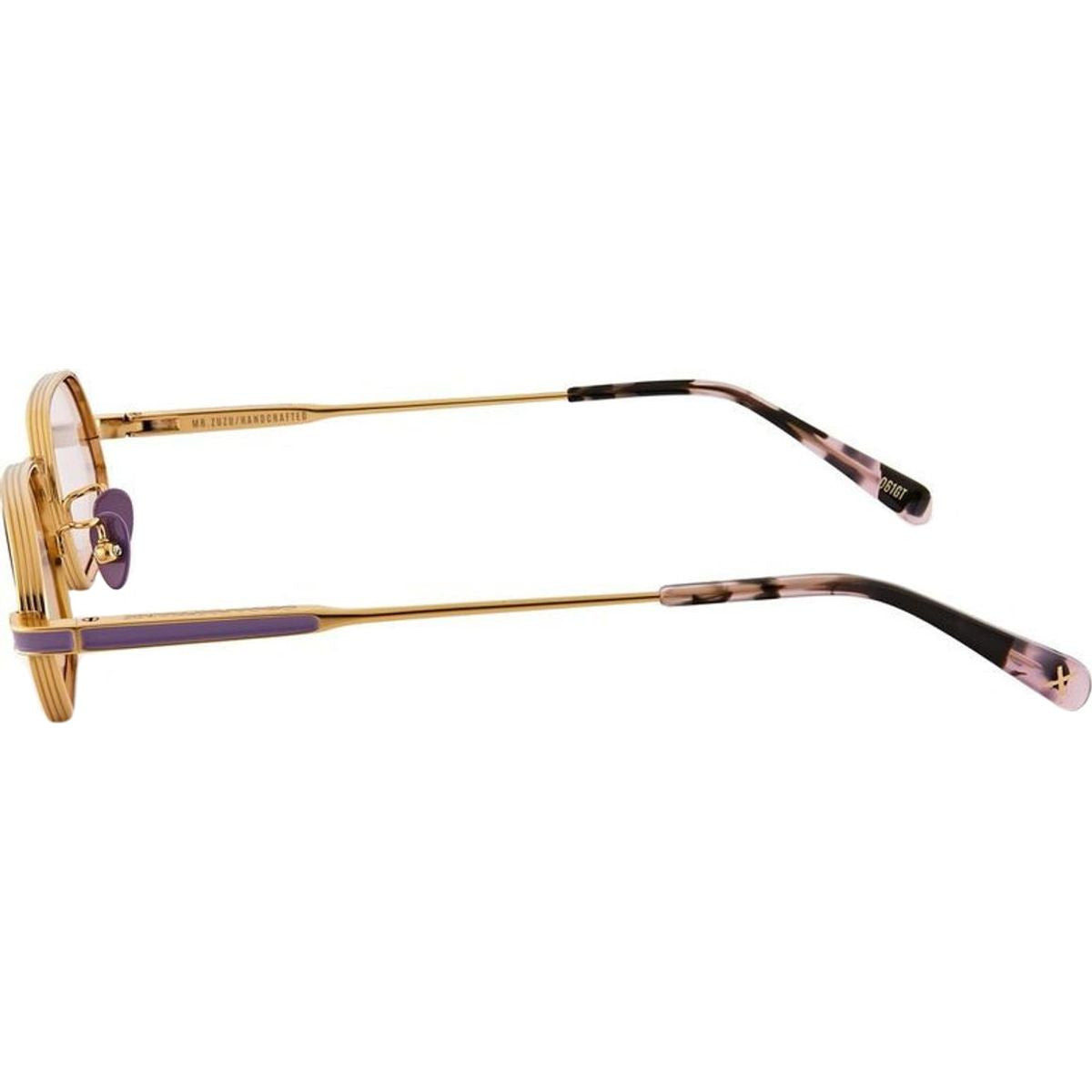 Mr Zuzu, Gold Titanium/Brown Lenses