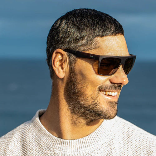 Young Blood Sport, Matte Black/L.I.T Grey Glass Polarised Lenses