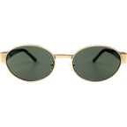 Echo, Gold Tortoise/Green Lenses