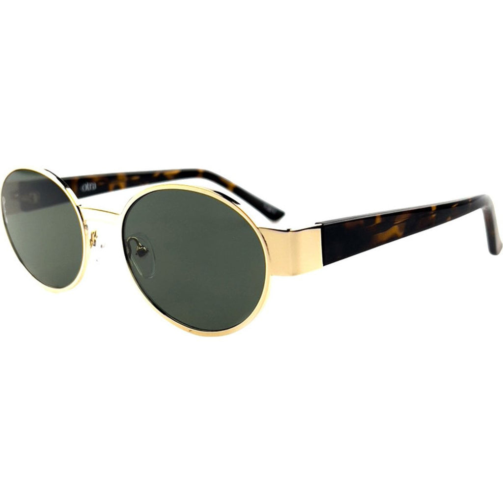 Echo, Gold Tortoise/Green Lenses