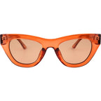 Kinni, Transparent Salmon/Brown Lenses