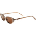 Lulu, Transparent Olive/Brown Lenses