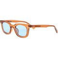 Nia, Transparent Tan/Light Blue Lenses