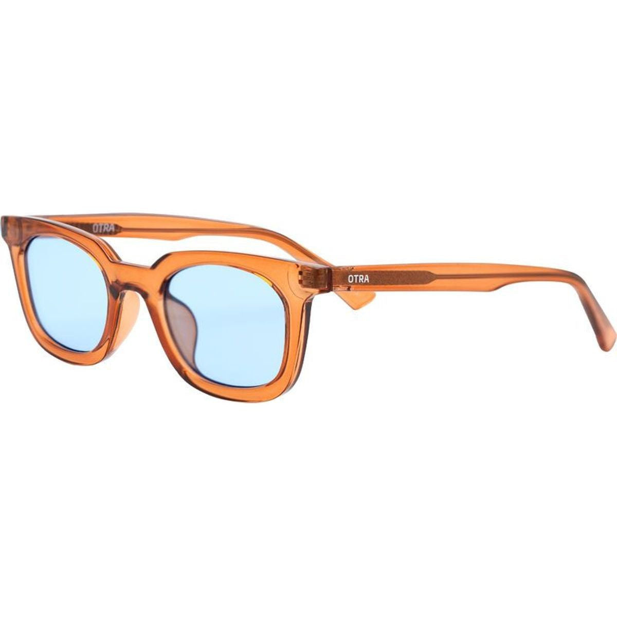 Nia, Transparent Tan/Light Blue Lenses