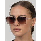 Rita, Gold/Brown Pink Gradient Lenses