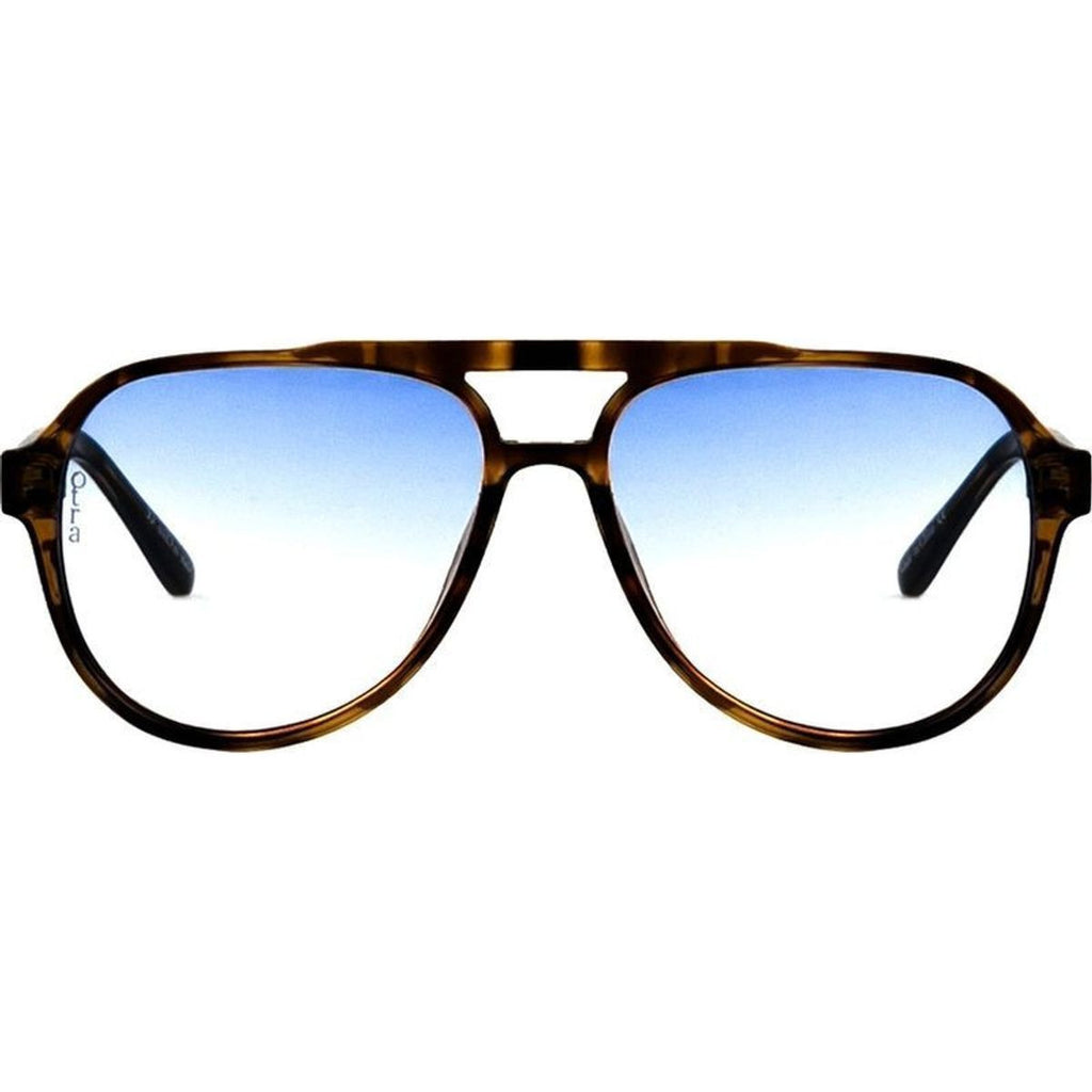 Stevie, Tortoise/Blue Gradient Lenses