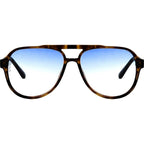 Stevie, Tortoise/Blue Gradient Lenses