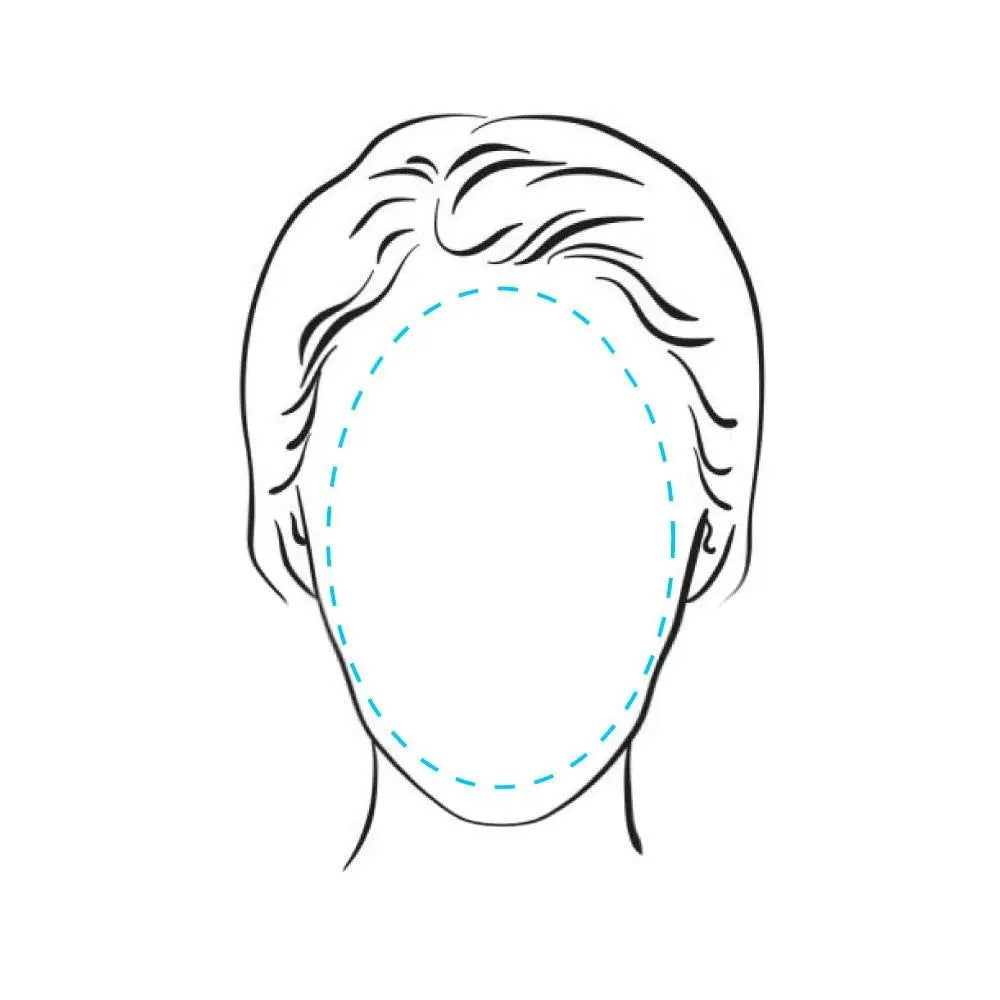 Oval Face Shape Icon