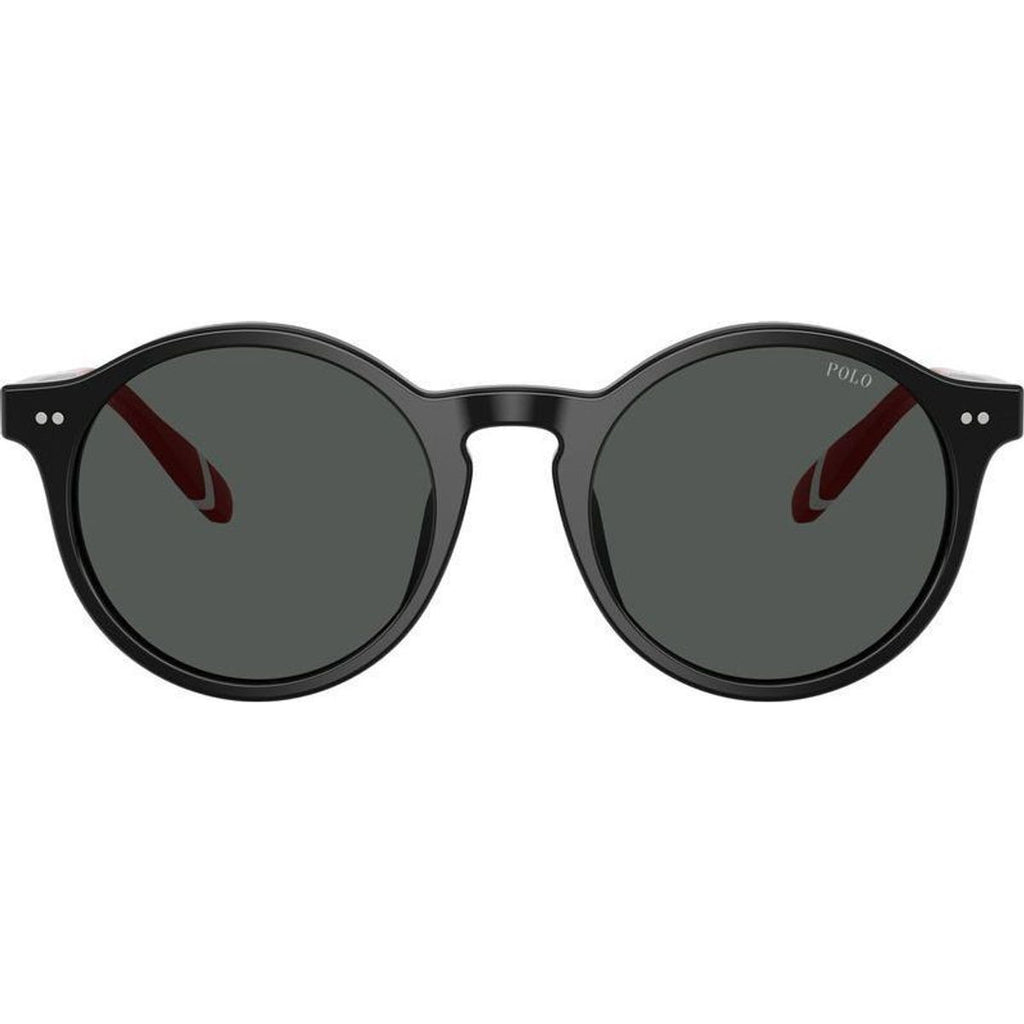 PH4204U, Shiny Black and Tartan Red/Dark Grey Lenses 50 Eye Size