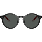 PH4204U, Shiny Black and Tartan Red/Dark Grey Lenses 50 Eye Size