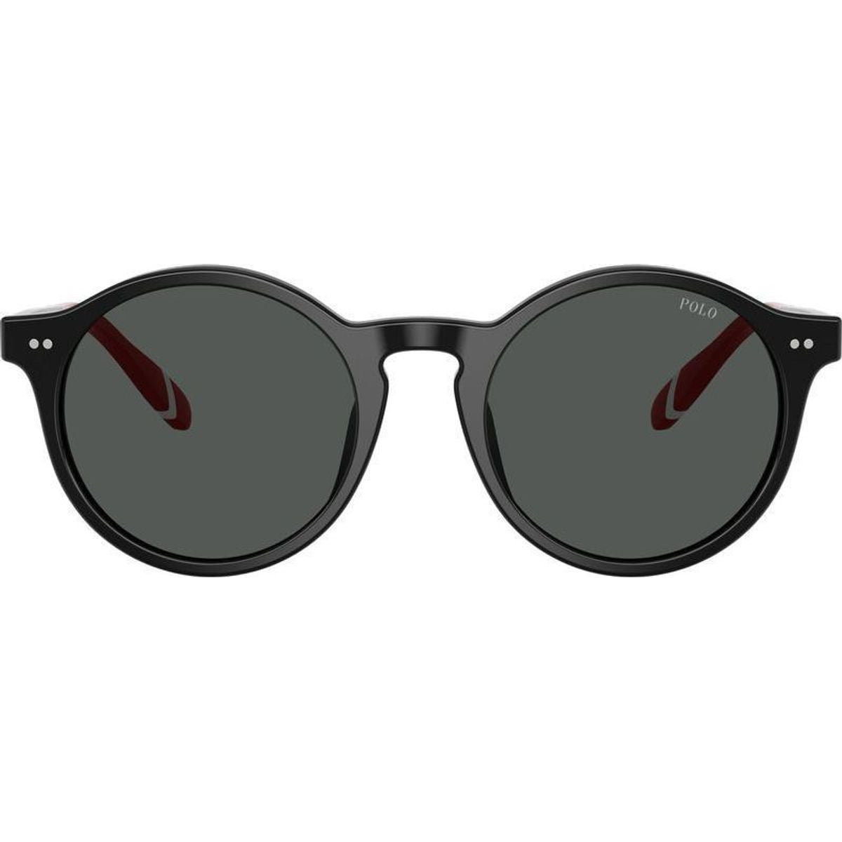 PH4204U, Shiny Black and Tartan Red/Dark Grey Lenses 50 Eye Size