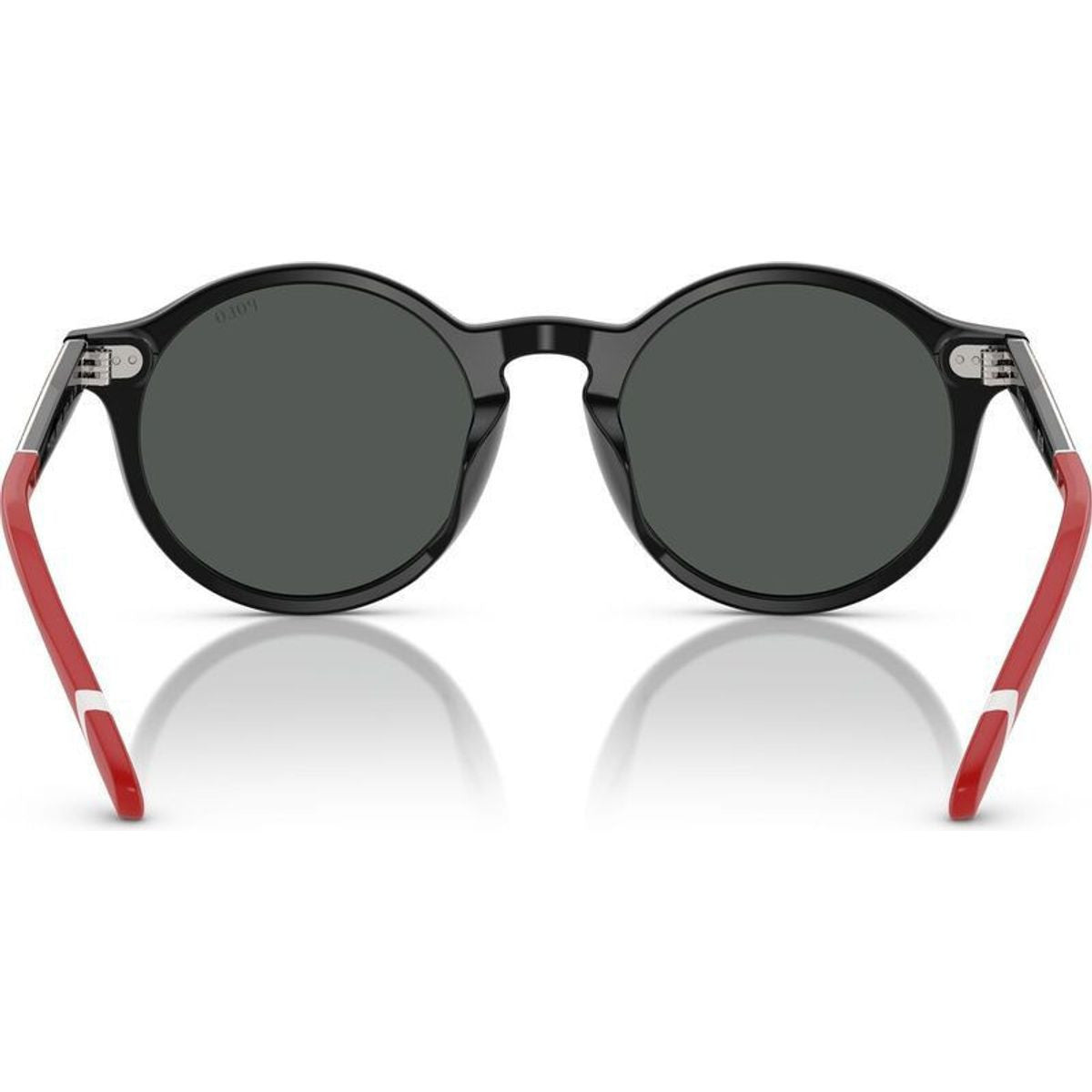 PH4204U, Shiny Black and Tartan Red/Dark Grey Lenses 50 Eye Size