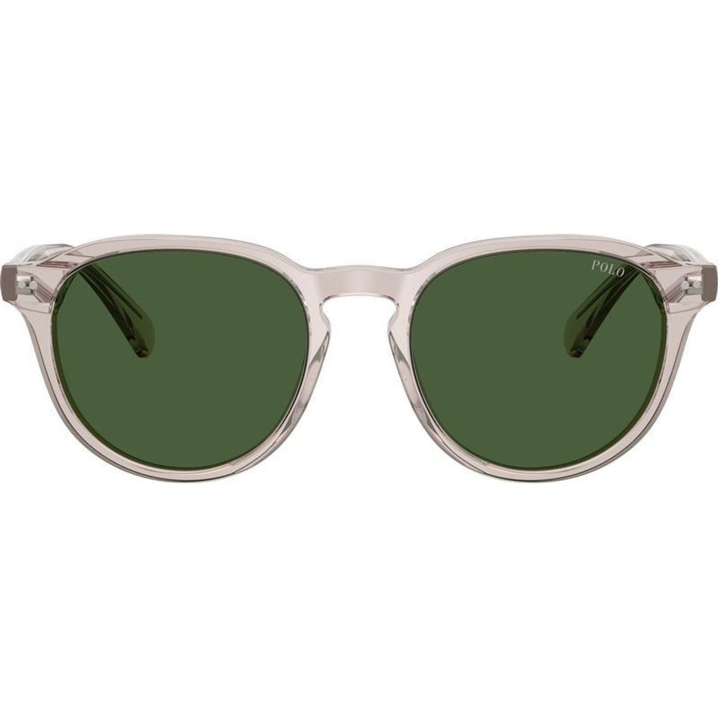 PH4221, Shiny Transparent Light Taupe/Bottle Green Lenses