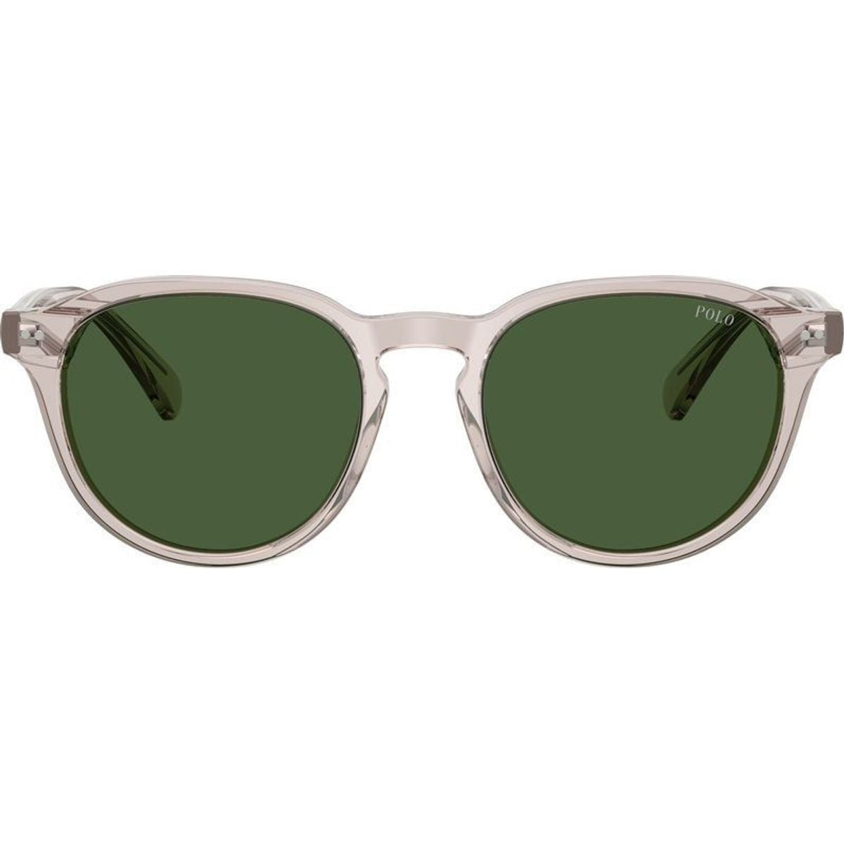 PH4221, Shiny Transparent Light Taupe/Bottle Green Lenses
