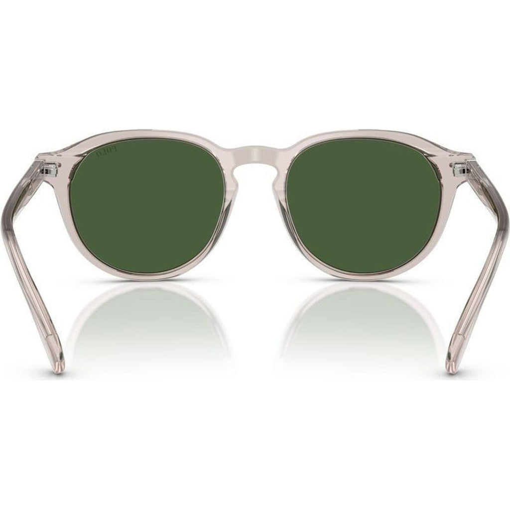 PH4221, Shiny Transparent Light Taupe/Bottle Green Lenses