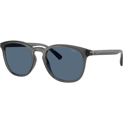 PH4222U, Shiny Transparent Grey/Dark Blue Lenses