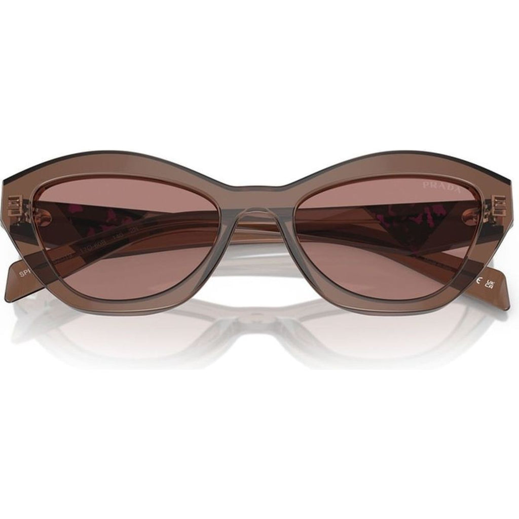 PRA02S, Transparent Brown/Light Brown Lenses