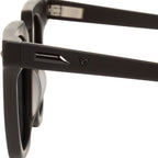 Prisoner II, Matte Black with Gloss Black Metal Trim/Black Polarised Lenses