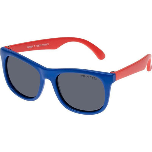 Panda Flexi - Toddler, Electric Blue and Red/Smoke Polarised Lenses