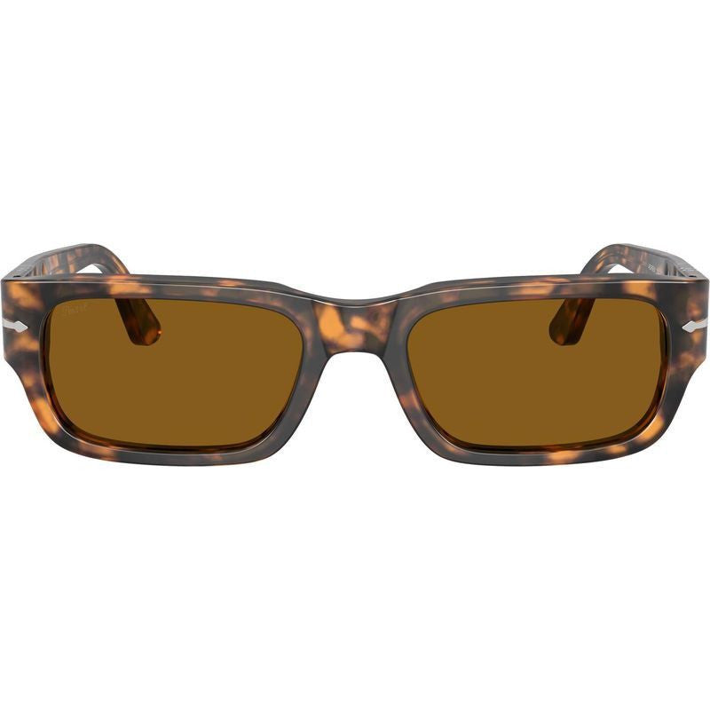 Adrien PO3347S, Brown Havana/Brown Glass Lenses 55 Eye Size