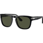 Elio PO3333S, Black/Green Glass Lenses 54 Eye Size