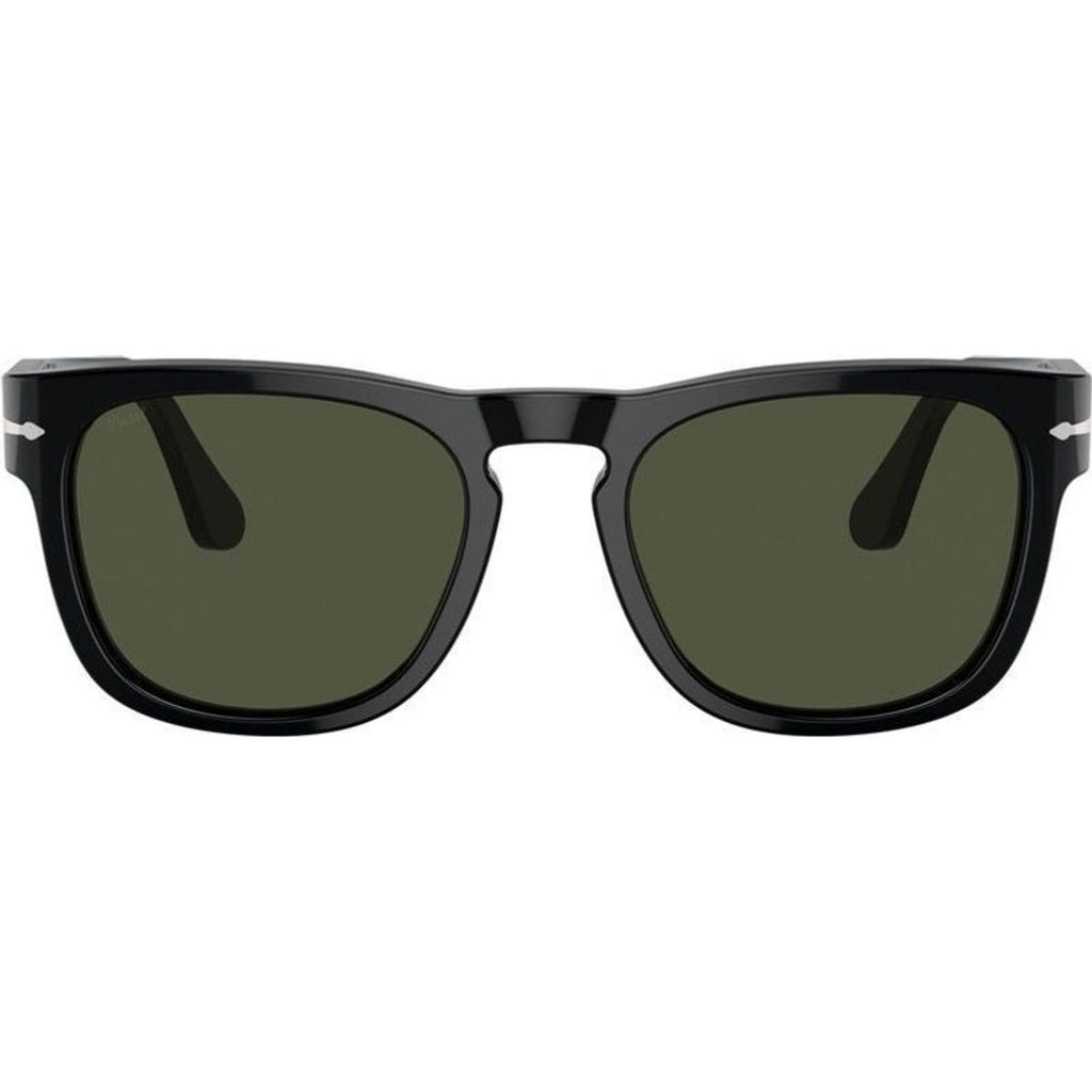 Elio PO3333S, Black/Green Glass Lenses 54 Eye Size