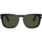 Elio PO3333S, Black/Green Glass Lenses 54 Eye Size